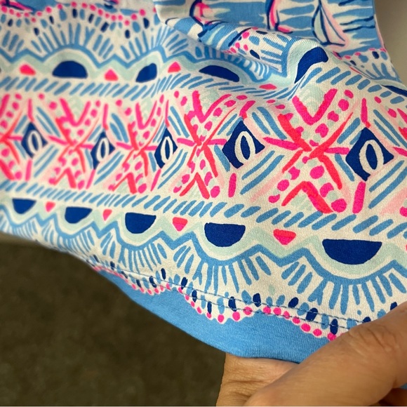 NWT Lily Pulitzer Sophiletta sailboat shift dress xl spf 50 - Picture 7 of 12